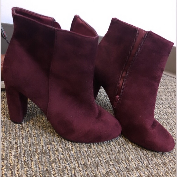 Maroon Booties - Picture 1 of 1